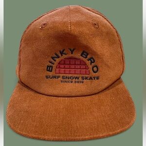 Binky Bro Brown Corduroy Infant Hat